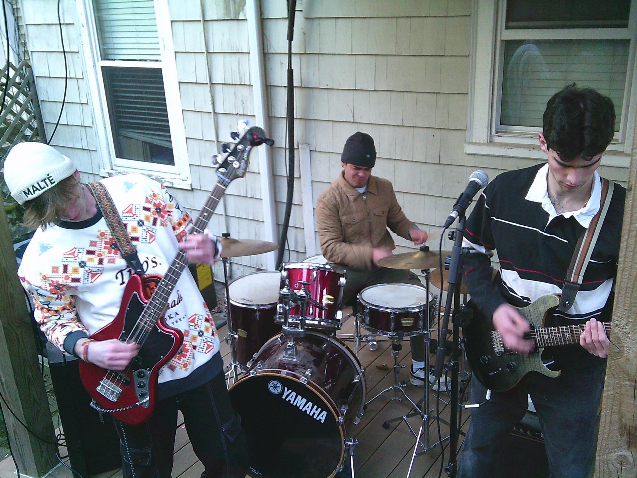 Brothers performing at a fundraiser concert